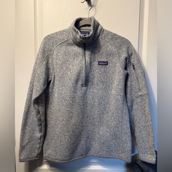 Patagonia Women's Better Sweater 1/4
Zip Pullover Birch White - Picture 4 of 11